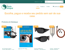 Tablet Screenshot of lojasaudeintegral.com.br
